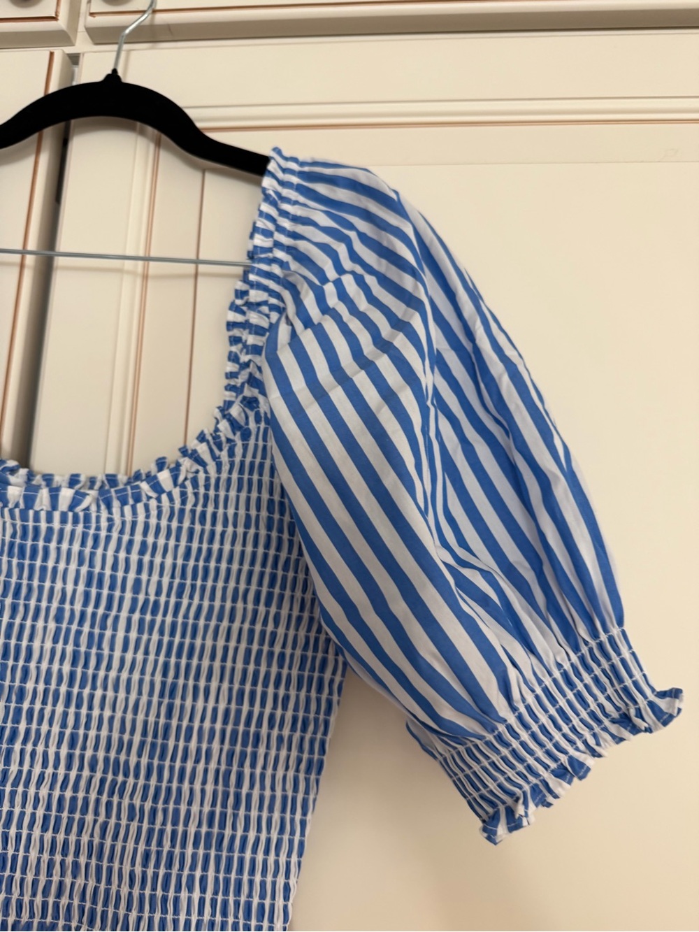 Hill House Home The Louisa Nap Dress Blueberry Stripe (121) - Picture 5 of 6